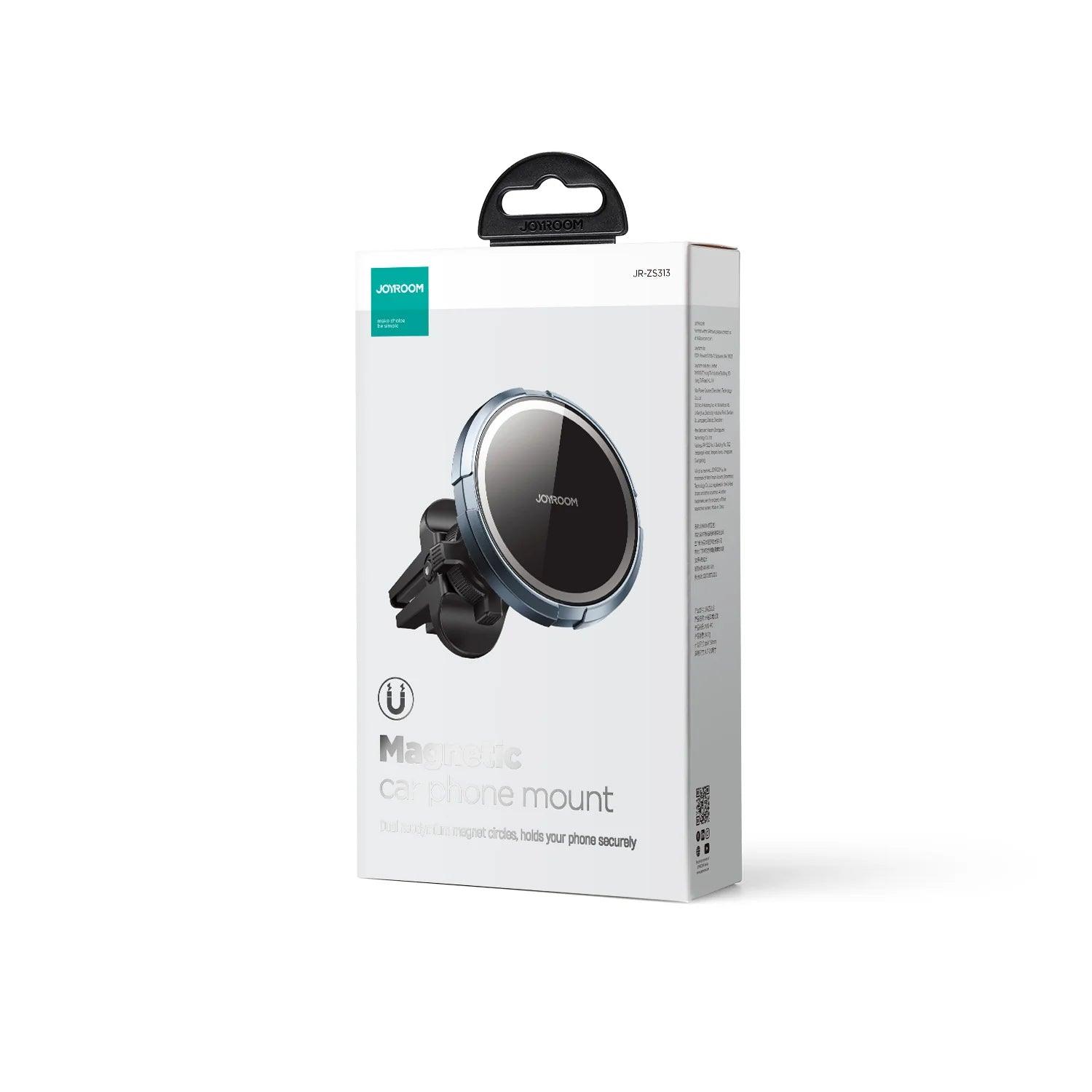 حامل هاتف مغناطيسي للسيارة من جوي روم قوي وآمن - أسود