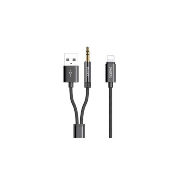 YESIDO AUX Adapter Lightning To 3.5MM Charging & Listening YAU-18