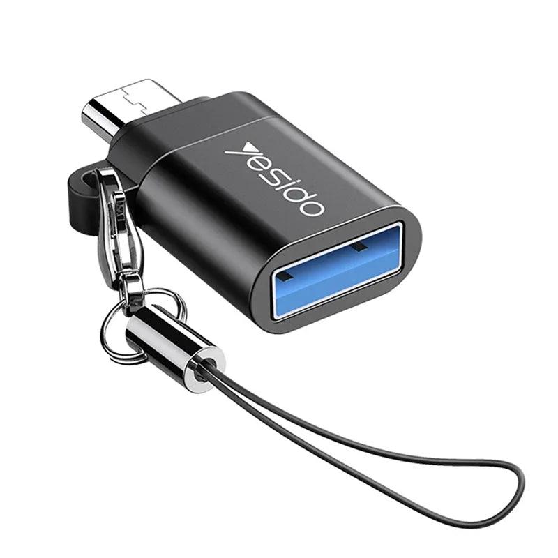 Yesido GS07 Versatile Micro USB OTG Adapter - Black