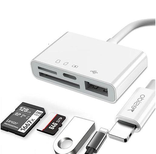 Yesido GS12 OTG Adapter USB & TF MicroSD & Lightning
