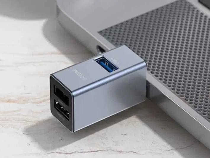 Yesido HB14 USB HUB Compact USB3.0 Adapter