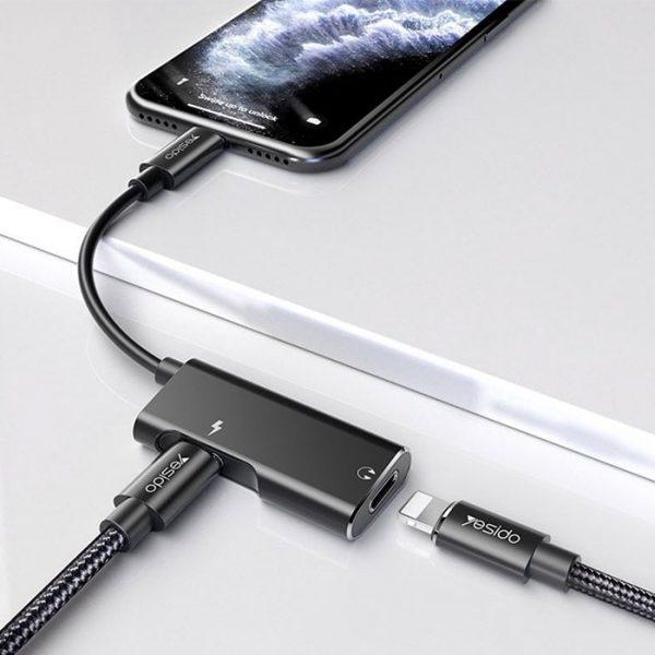 Yesido Lightning 2 in 1 Cable Wireless Audio & Charging