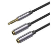 Yesido YAU 28 Audio Splitter High Quality and Practical Design - Grey