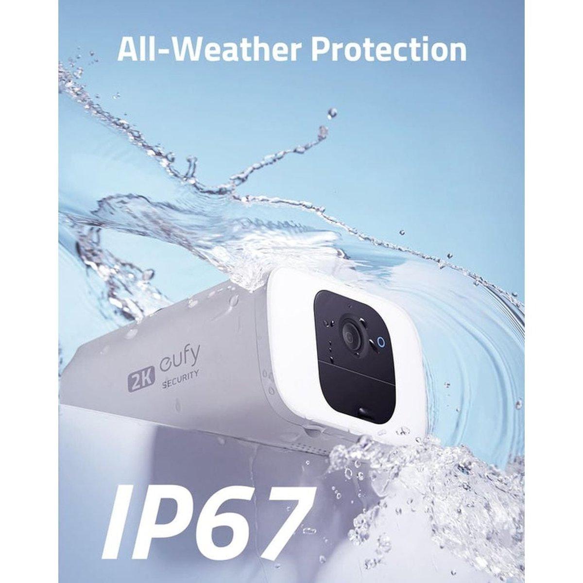 Eufy Security SoloCam Outdoor Wireless 2K Solar Spotlight Camera