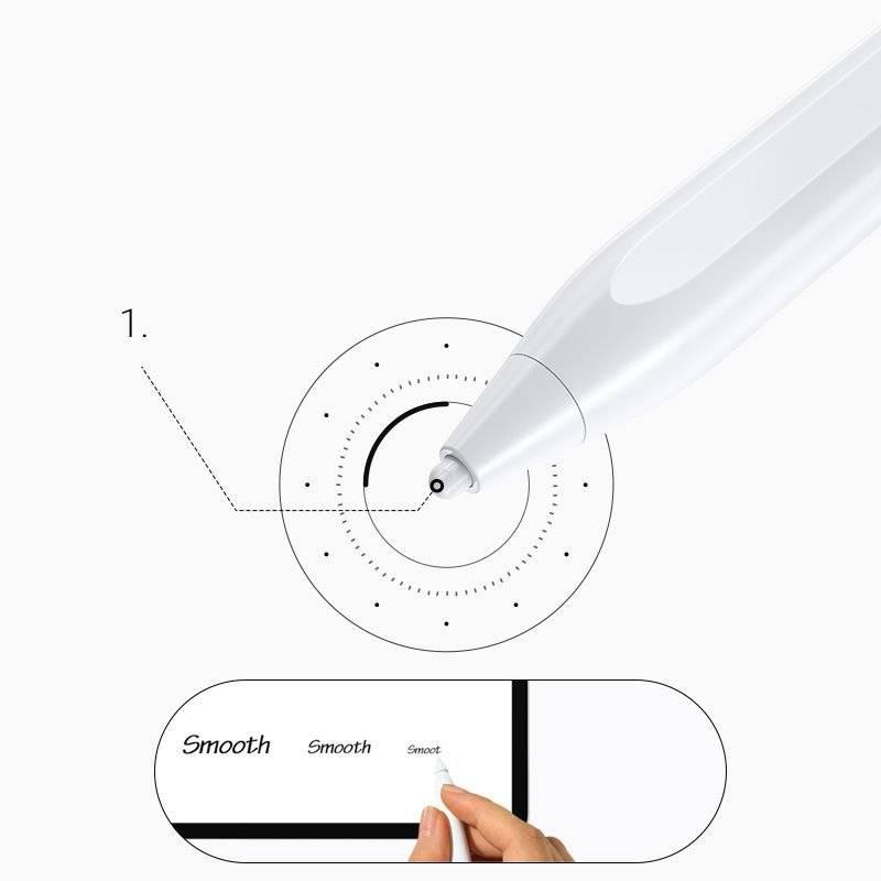 Joyroom Zhen Miao series automatic dual-mode capacitive stylus pen - White