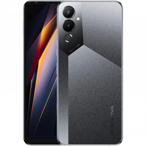 تكنو بوفا 4 - 256 جيجا/8 جيجا - رمادي