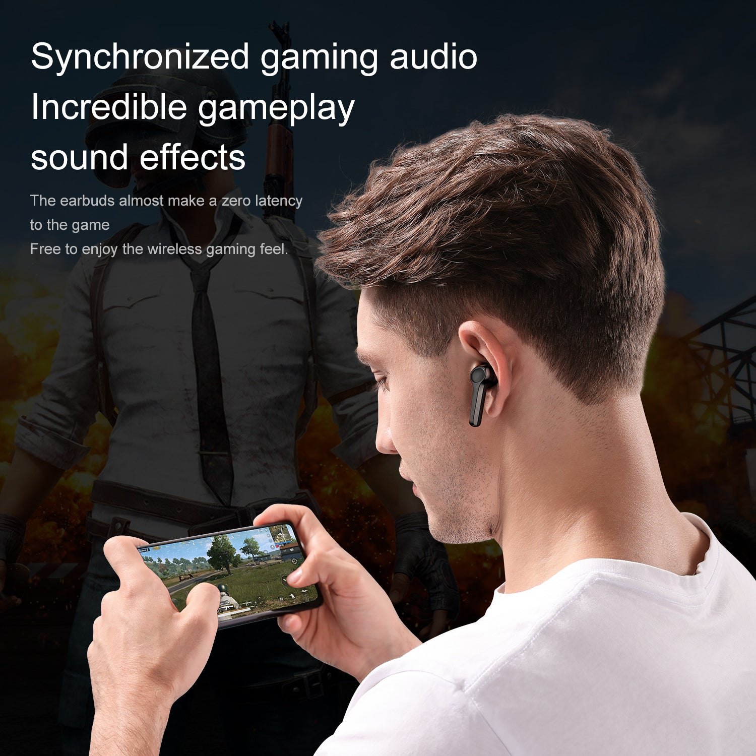 JOYROOM True Wireless Gaming Earbuds - Black
