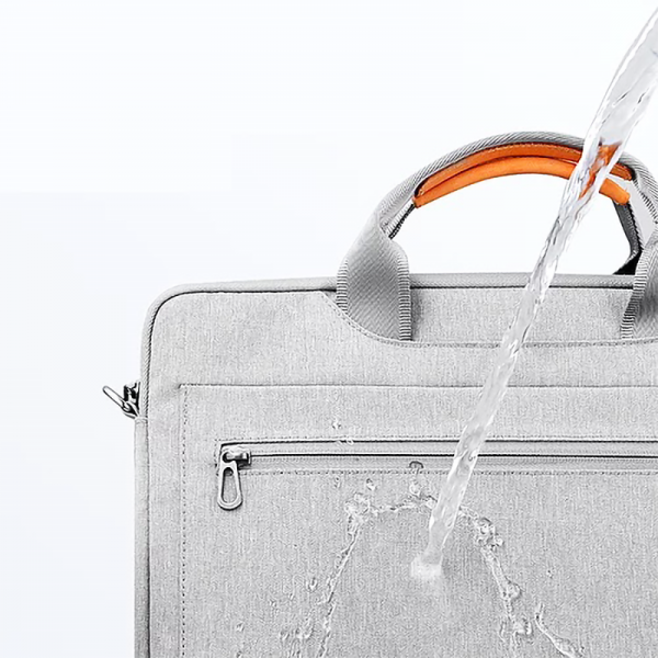 حقيبة كتف رائدة من Wiwu لأجهزة الكمبيوتر المحمولة/أجهزة Ultrabook مقاس 15.6 بوصة - رمادية