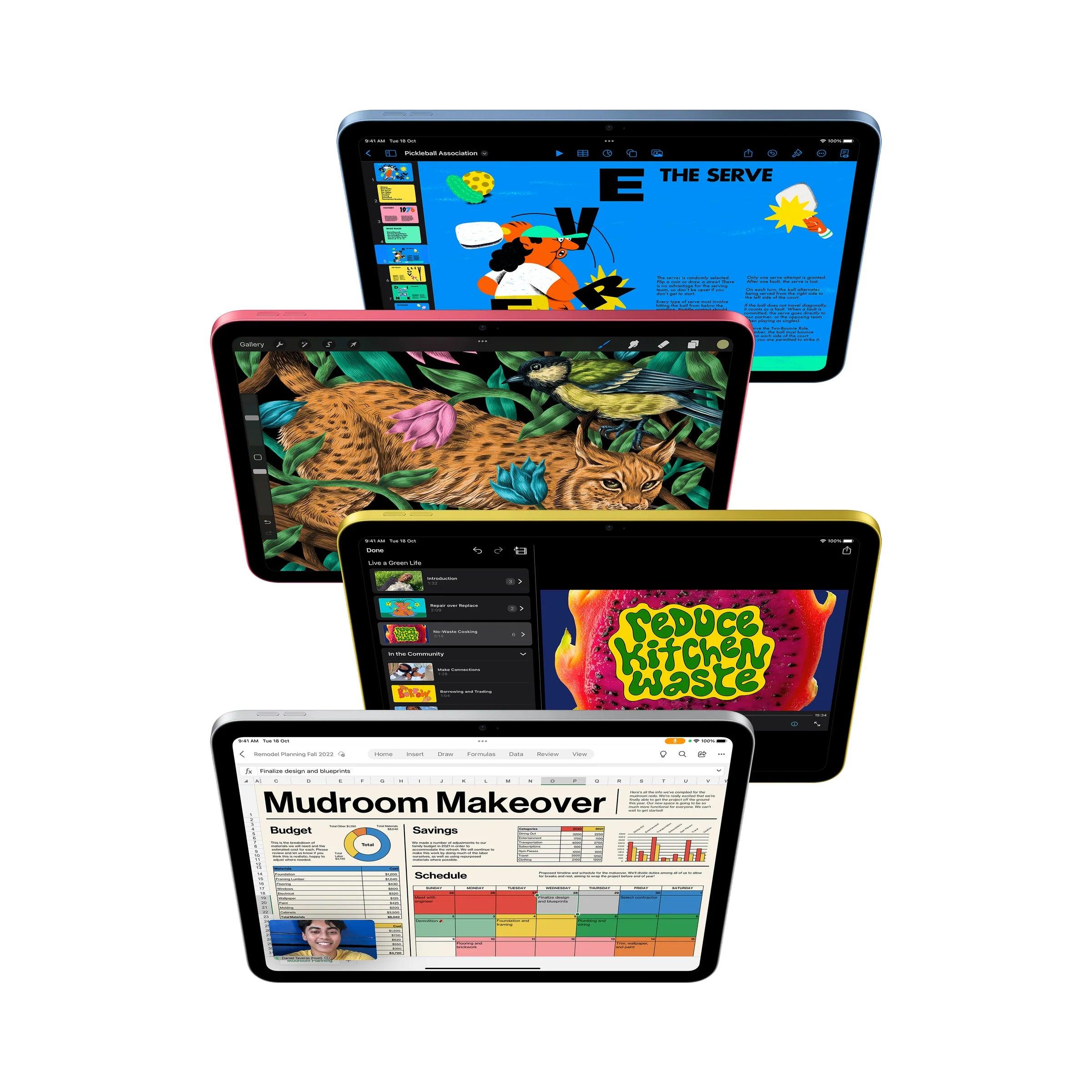 ابل ايباد 10 واي فاي - 256 جيجا - ازرق