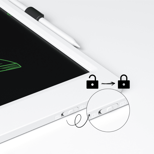 لوحة رسم من ويوو مقاس 13.5 بوصة - بيضاء LCD