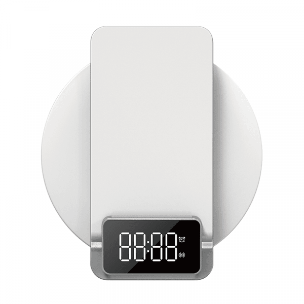 شاحن لاسلكي Wiwu m11w 15 وات 4 في 1 لتحديد المواقع تلقائيًا - أبيض