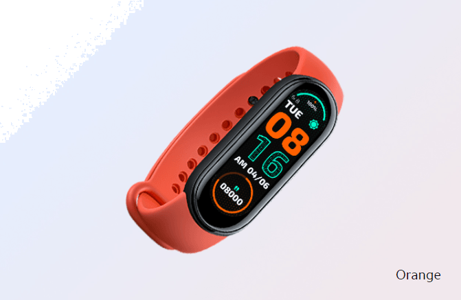 حزام Mi Smart Band 6 (عبوة من 3 قطع) (أسود، برتقالي، أزرق)