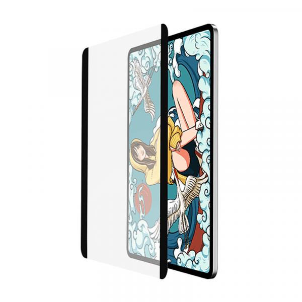 واقي شاشة مغناطيسي قابل للإزالة من Wiwu لجهاز iPad مقاس 10.2 بوصة/10.5 بوصة (2019) - شفاف