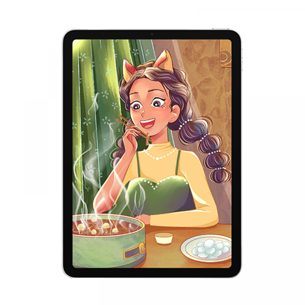 واقي شاشة مغناطيسي قابل للإزالة من Wiwu لجهاز iPad مقاس 10.2 بوصة/10.5 بوصة (2019) - شفاف