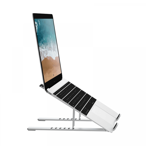 حامل كمبيوتر محمول قابل للتعديل Wiwu S400 - فضي