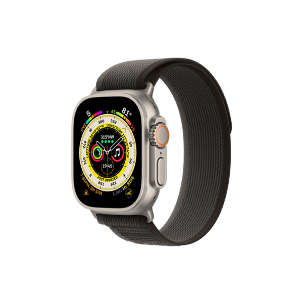 Wiwu trail loop watchband for iwatch 38-41mm - black + grey