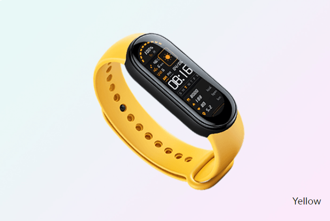حزام MI Smart Band 6 مكون من 3 قطع (عاجي، زيتوني، أصفر)