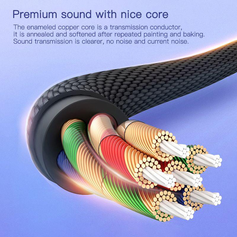 YESIDO YAU19 HiFi Audio Adapter with Type C & 3.5mm Jack - Gray