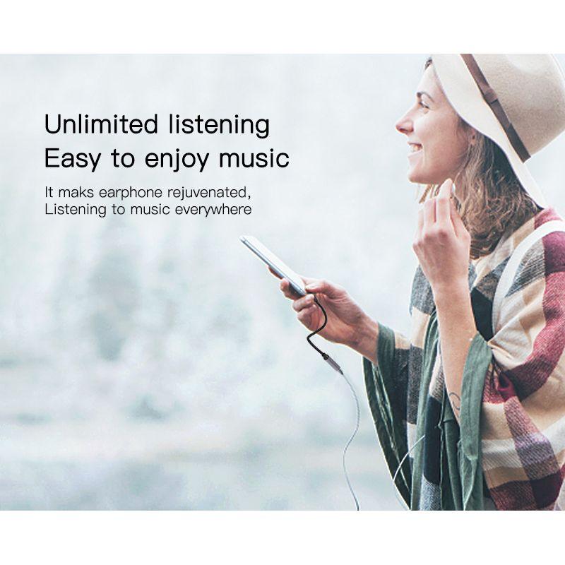 YESIDO YAU19 HiFi Audio Adapter with Type C & 3.5mm Jack - Gray