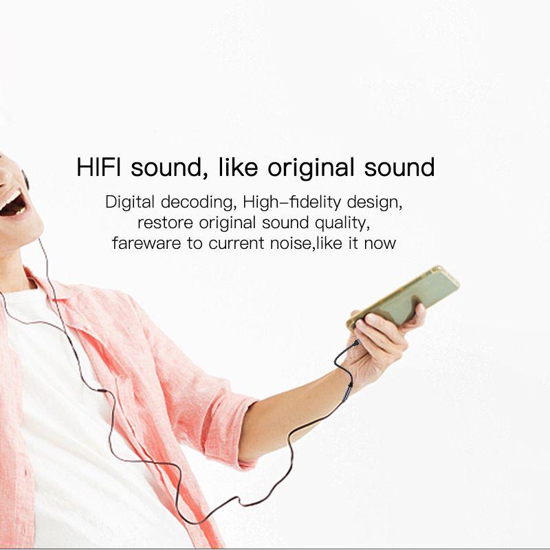 YESIDO YAU19 HiFi Audio Adapter with Type C & 3.5mm Jack - Gray