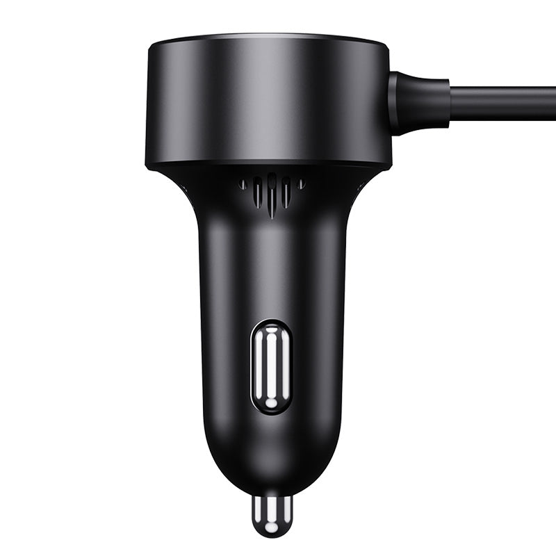 Baseus High Efficiency Pro 1 for 2 Car Lighter 30W - Black Baseus High Efficiency Pro 1 for 2 Car Lighter 30W - Black