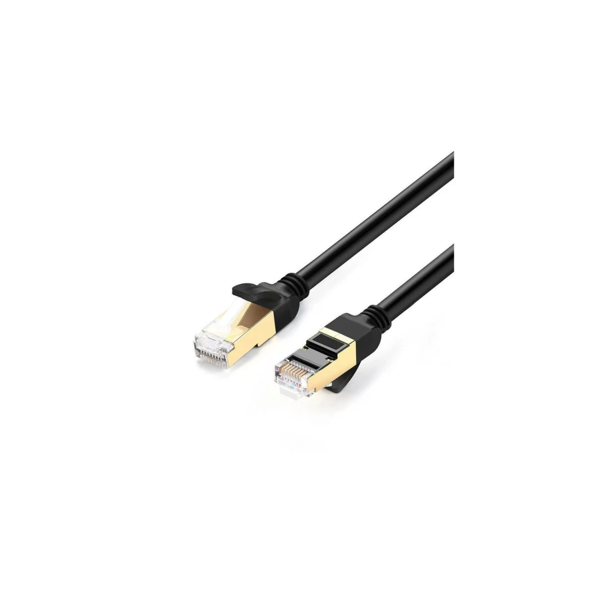 كابل UGREEN CAT7 F/FTP نحاس نقي 5م (أسود) – سرعة 10 جيجابت/ث
