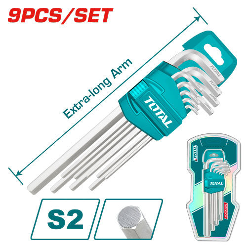 Total Pistol Nut Driver Set 9pcs (THT106192) Total Pistol Nut Driver Set 9pcs (THT106192)