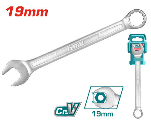 Total 19mm Open-End Wrench (TCSPA191) – Precision and Comfort Total 19mm Open-End Wrench (TCSPA191) – Precision and Comfort