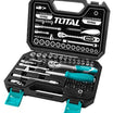 1/4˝ Socket Set | 45-Piece by Total (THT141451)