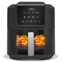Nutricook NC-AFS100 Slim Air Fryer | 5L | 1500W | 4 Programs | Ceramic Coating | Viewing Window