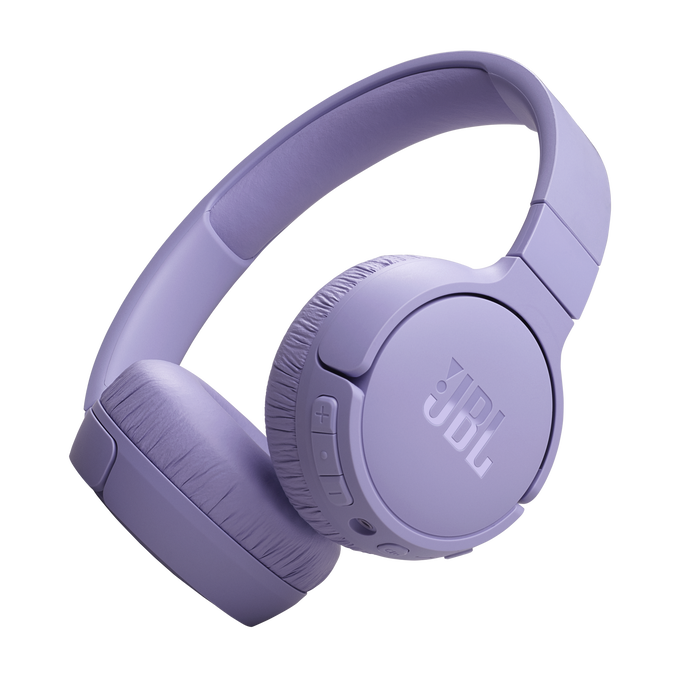 JBL T670 Over-Ear Noise Cancelling Bluetooth Stereo Wireless Headphone - Purple