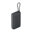 Xiaomi Power Bank 20000mAh with Integrated USB-C Cable – Dark Gray (GL)