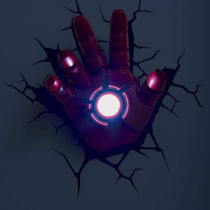 The Source 3D Marvel Iron Man Hand Light Safe & Heroic Decor The Source 3D Marvel Iron Man Hand Light Safe & Heroic Decor