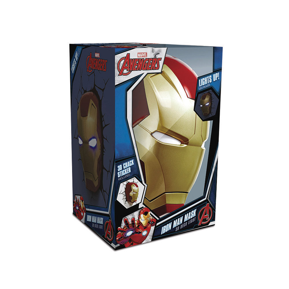 The Source 3DL Marvel Iron Man Light with 3D Wall Art