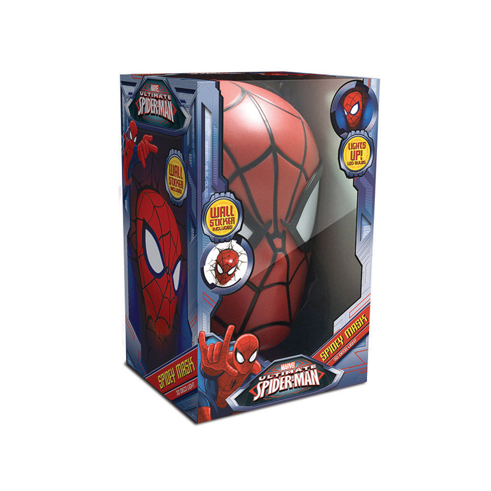 The Source 3D Marvel Spider Man Head Light Cool & Safe Design The Source 3D Marvel Spider Man Head Light Cool & Safe Design