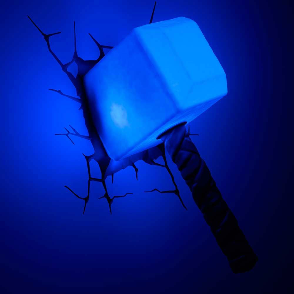 The Source Thor Hammer 3D Light Safe & Stylish Marvel Decor The Source Thor Hammer 3D Light Safe & Stylish Marvel Decor