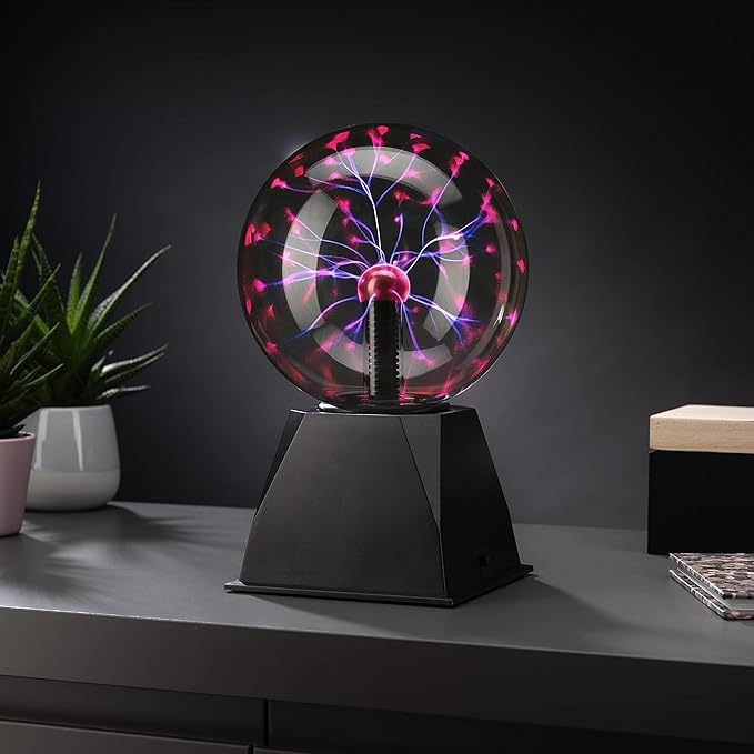 The Source Plasma Ball 6” with UK Mains Plug Retro & Interactive Lighting