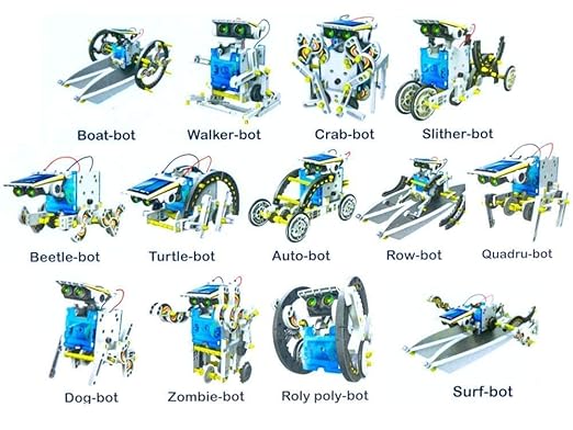 The Source 14 In 1 Solar Robot Kit Fun & Educational Tool for All Ages The Source 14 In 1 Solar Robot Kit Fun & Educational Tool for All Ages