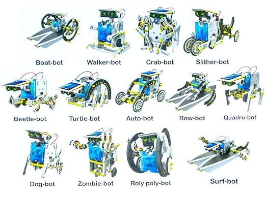 The Source 14 In 1 Solar Robot Kit Fun & Educational Tool for All Ages