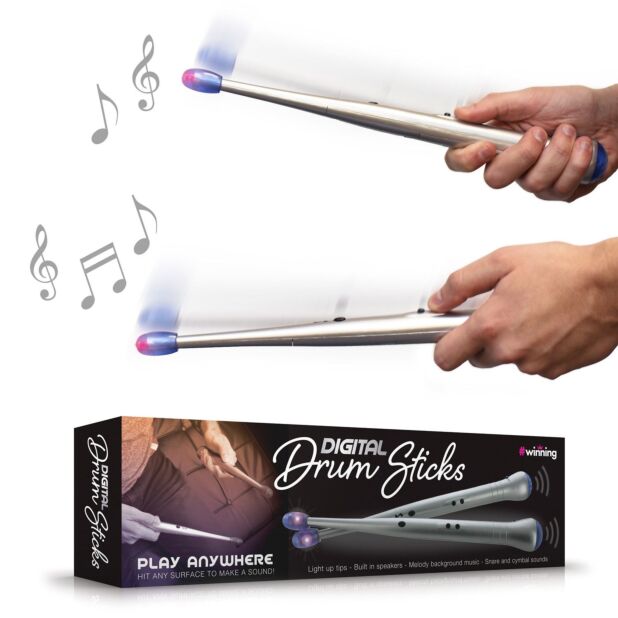 The Source Digital Drum Sticks Play Music Anywhere The Source Digital Drum Sticks Play Music Anywhere