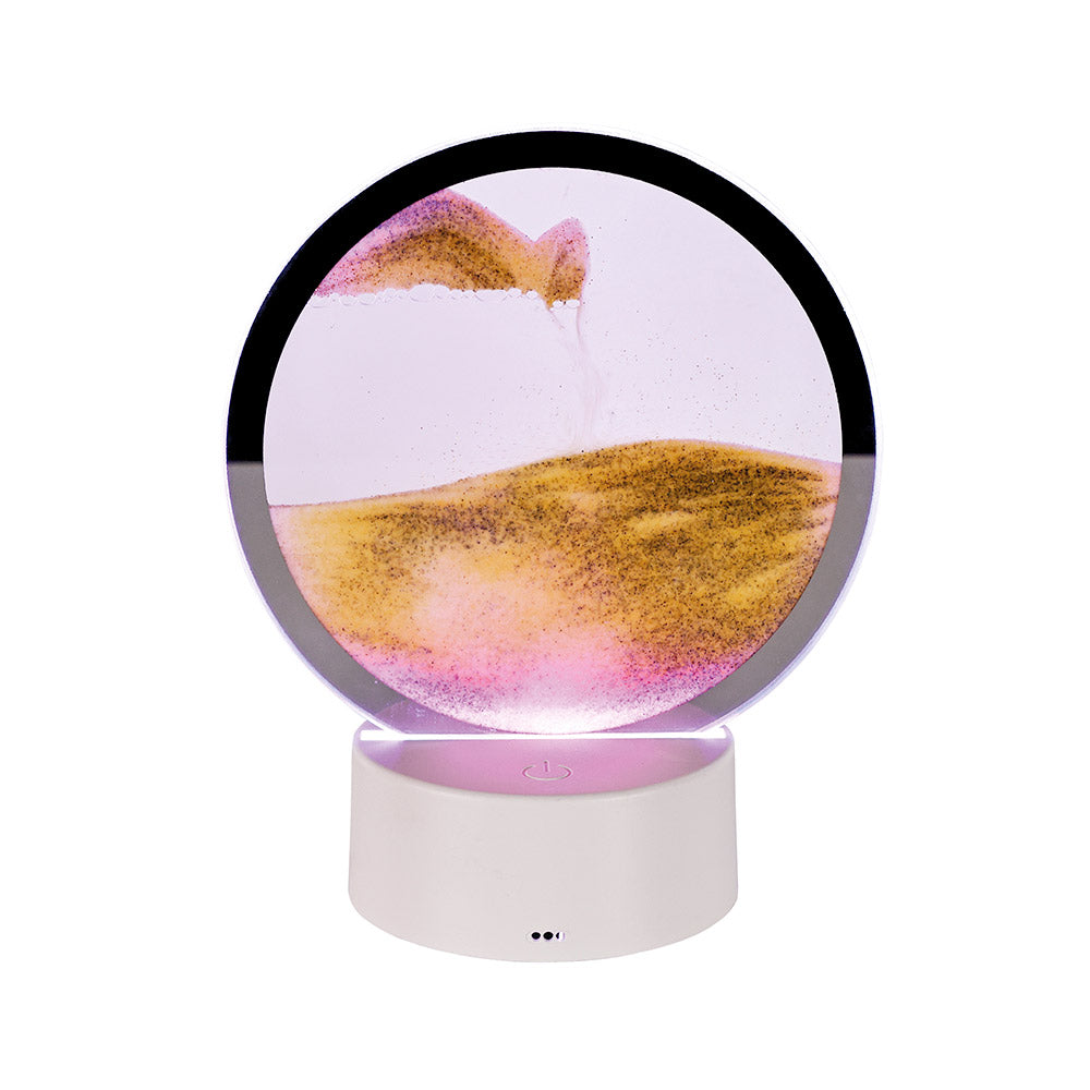 The Source Light Up Sand Art Stylish Decor & Desk Lamp