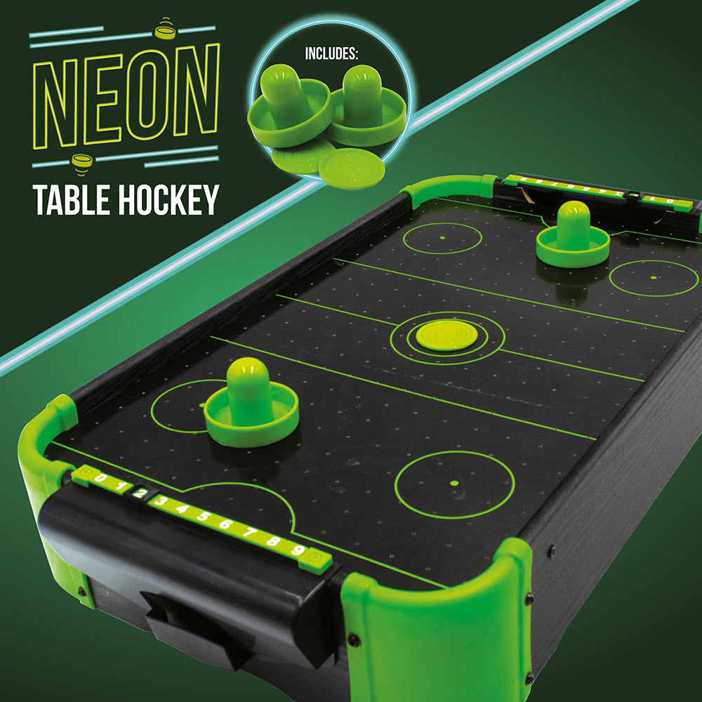 The Source Neon Air Hockey Fast Paced Fun for All Ages