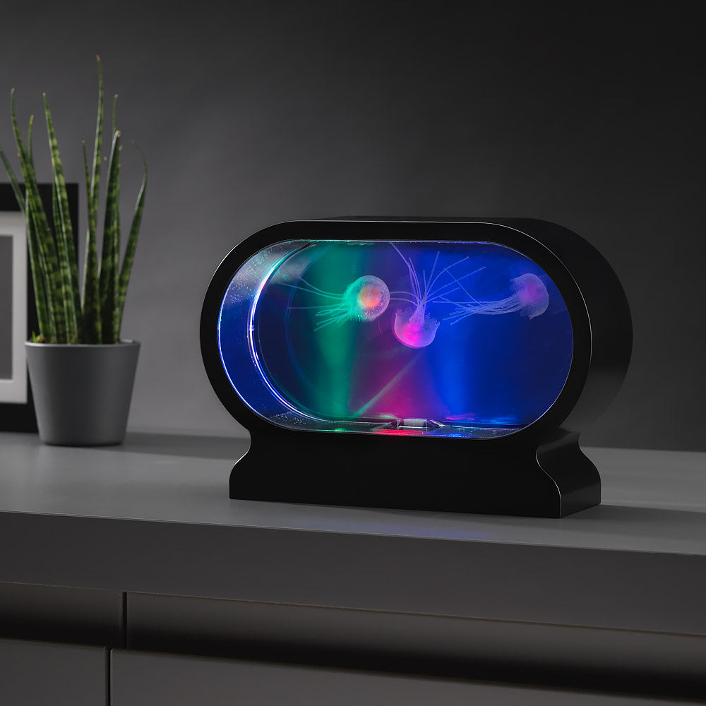 The Source Mini Jellyfish Lamp Relaxing LED Mood Light The Source Mini Jellyfish Lamp Relaxing LED Mood Light