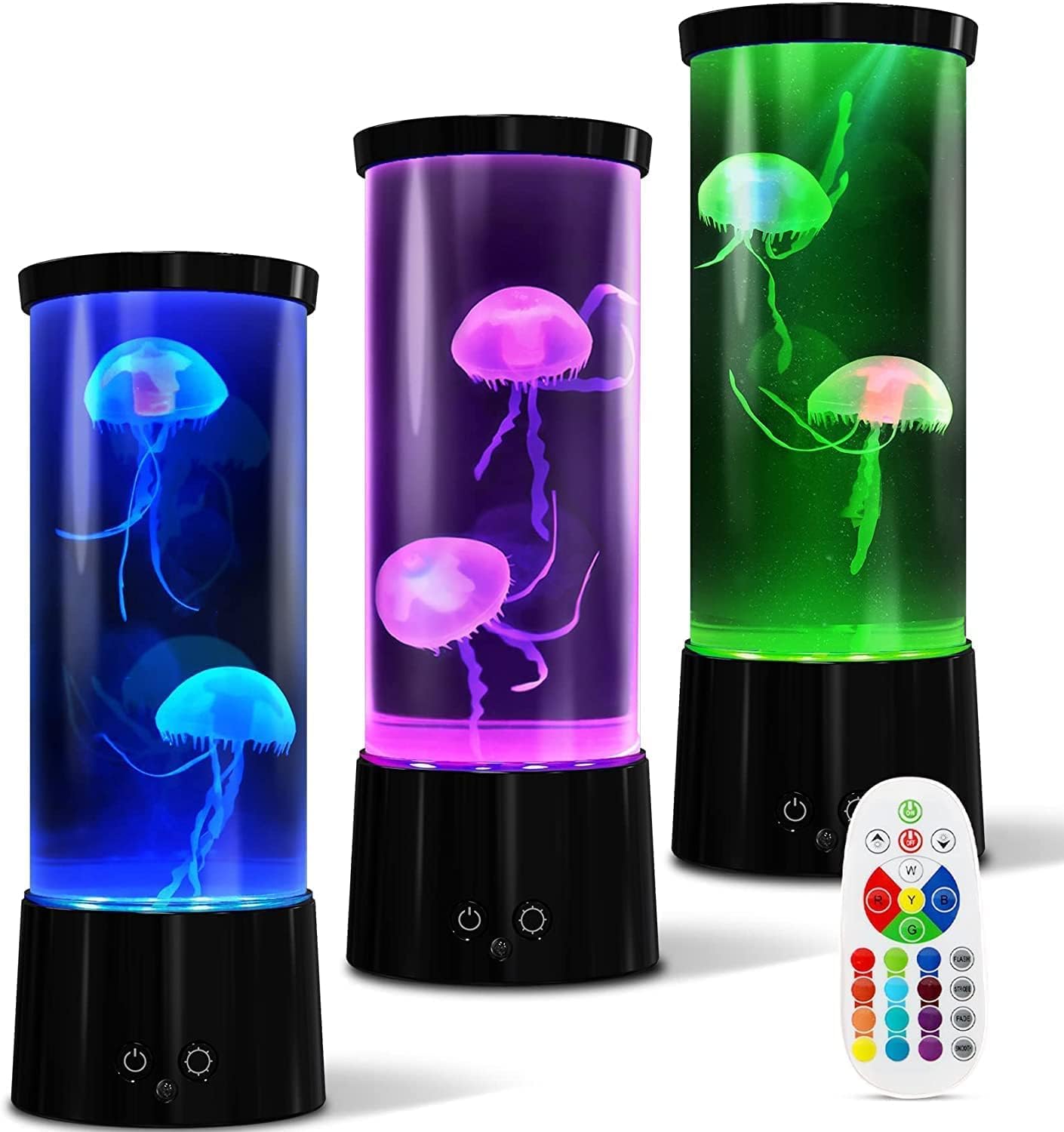 The Source Round Mini Jellyfish Lamp Mesmerizing Home Decor Light