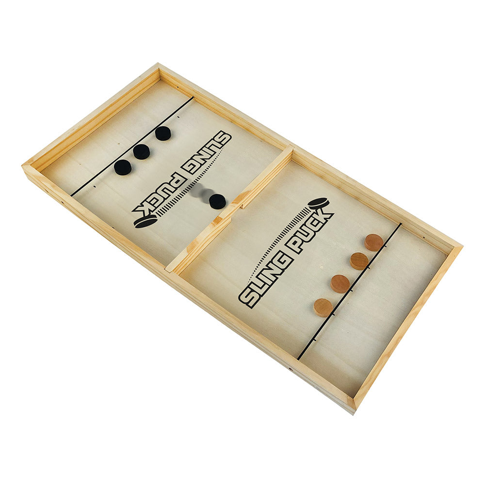 The Source Sling Puck Wooden Game Action & Precision Fun The Source Sling Puck Wooden Game Action & Precision Fun
