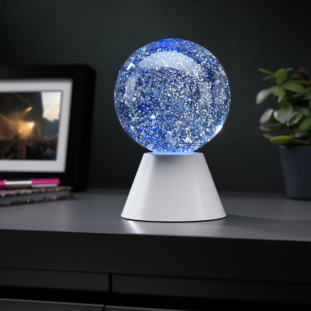 The Source Glitter Ball Light Mesmerizing LED Lamp