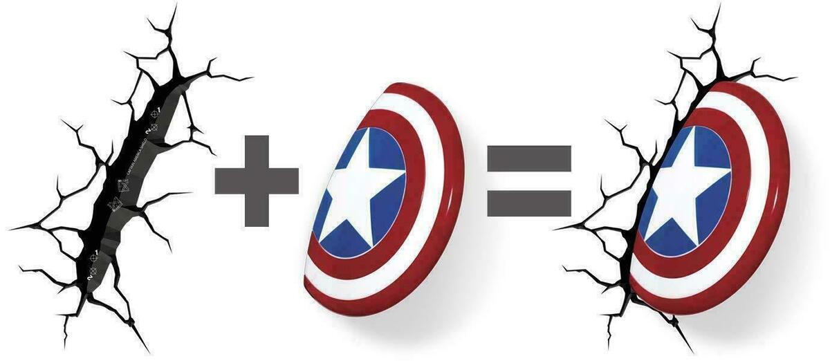 The Source 3DL Captain America Light Safe & Cool Design The Source 3DL Captain America Light Safe & Cool Design