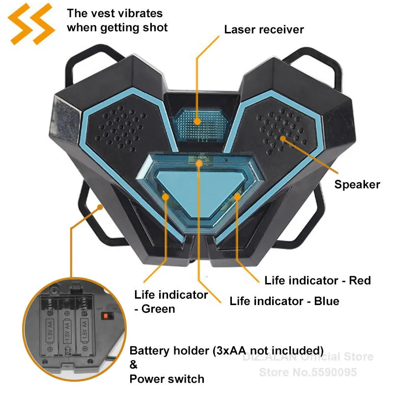 The Source 2 Player Laser Game Fun & Thrilling Battles The Source 2 Player Laser Game Fun & Thrilling Battles