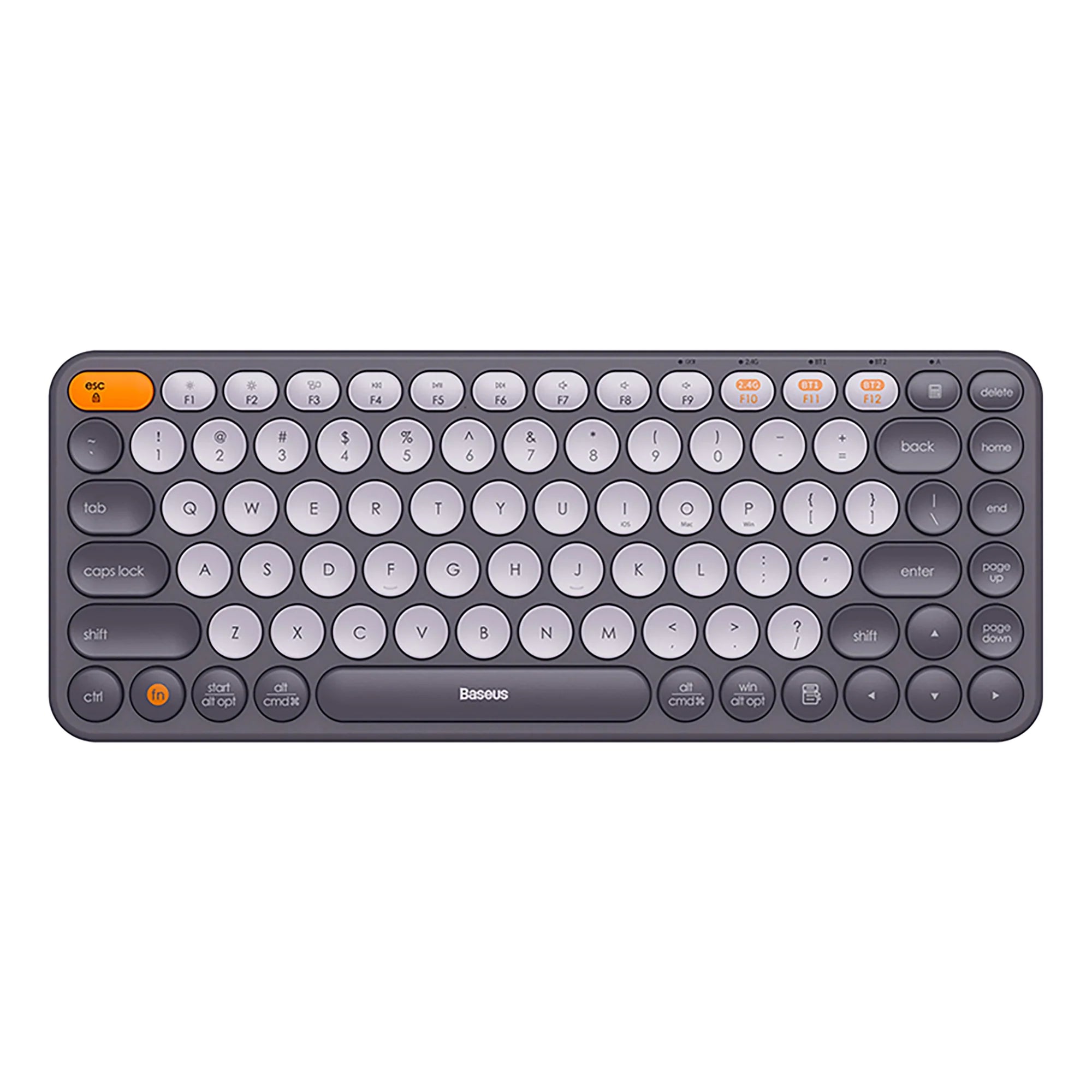 Baseus K01A Wireless Tri-Mode Keyboard Frosted Gray