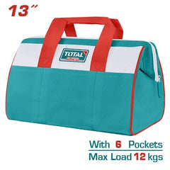 TOTAL 13" Fabric Tool Bag (THT261325) – Durable Tool Carrier